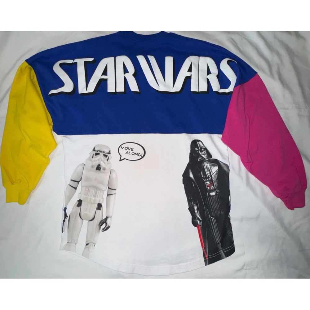Disney D23 Expo 2022- Star Wars Vintage Action Figure Spirit Jersey Size XS - Picture 6 of 13